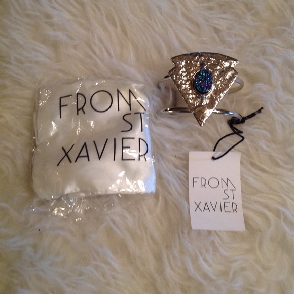 From St Xavier arrowhead Druzy cuff - Picture 1 of 4